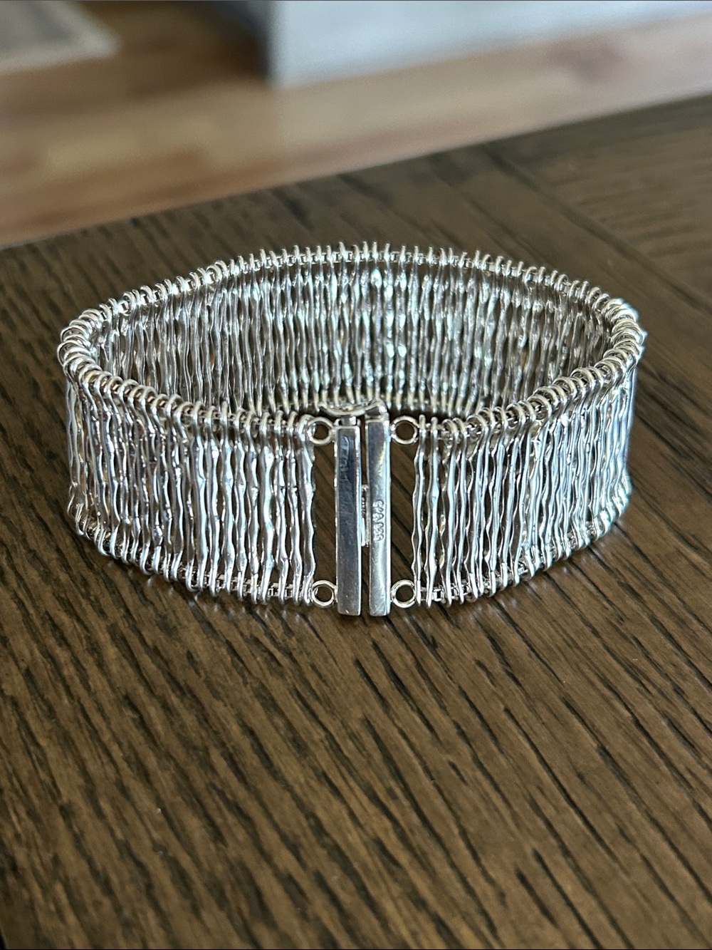 Chateau d’Argent sterling bar link bracelet Vintage